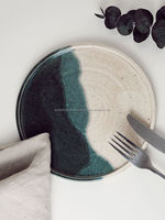 Vajilla de Porcelana Fina, Juego de Platos Personalizados, Juego de Cena de Lujo para Restaurante, Pintado a Mano, Clásico para Bodas, Minimalista, Cerámica Occidental