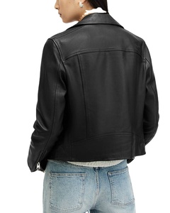 New Arrival Women High Quality Biker Genuine Cowhide Leather Hot Fashion Breathable <b>Jacket</b> - Product Image 2