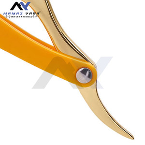 มีดโกนหนวดตรงสีทองพรีเมียม สแตนเลสสตีล พร้อมโลโก้สั่งทำ สำหรับการโกนหนวดแบบมืออาชีพ - Product Image 6