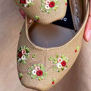 Calzado Khussa Profesional para Mujer, Antideslizante, Suela de Cuero, Parte Superior de Yute, Talla Personalizada, Todas las Temporadas, Precio Razonable - Product Image 6