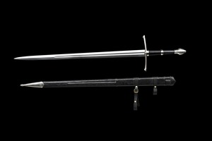 Espada Ancha Fantasy Ranger de Acero Inoxidable, Réplica Moderna, Accesorio para Disfraz de Renacimiento, Hecha a Mano, para Coleccionistas, OEM - Product Image 4