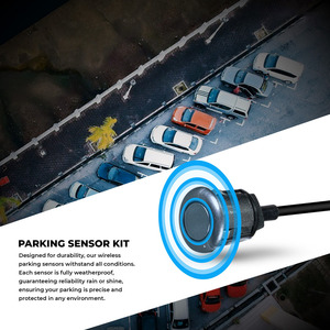 Roadpower Diamond - Juego de 4 Sensores de Aparcamiento con Indicadores LED de Distancia/Dirección, Rango de Detección de 0.3-1.5m, Alerta Sonora de Seguridad - Product Image 2