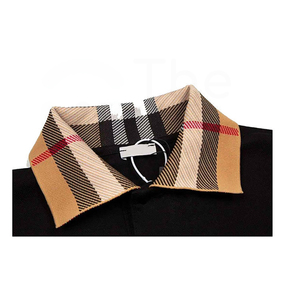 Camiseta de Manga Corta Negra para Hombre, Diseño Sólido, Estilo Casual, Tejido de Poliéster, Secado Rápido, Corte Regular - Product Image 6