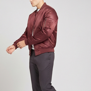 Vestes bomber d'hiver pour hommes, sur mesure, de qualité supérieure, légères, en nylon satiné, coupe-vent, respirantes, streetwear - Product Image 4