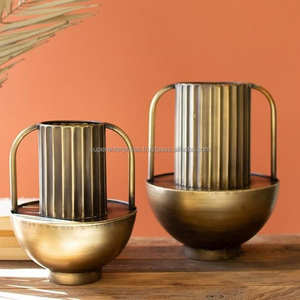 Wedding Gifts/table Flower <b>Vase</b> Pots/ Brass Metal Flower <b>Vases</b> for Home Office Decor Custom Sizes and Metals Affordable Price - Product Image 5