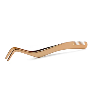 Pinzas de Precisión con Punta Fina Antiestáticas, Herramienta de Belleza para Extensión de Pestañas, Cuidado de Cejas, Aplicación Profesional de Maquillaje en Salón - Product Image 3