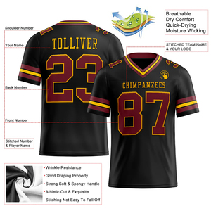 Custom Made Digital Printed Football Jersey Custom Team Name Number Soccer Jerseys OEM Custom Buk Supplier - Product Image 2