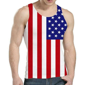 Camiseta sin mangas para hombre al por mayor, ligera, de verano, para gimnasio, con logo personalizado, de algodón, suave y transpirable, ropa deportiva. - Product Image 4