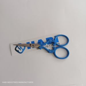 Tijeras de Bordado de Alta Calidad, Color Azul, Hojas de Acero Inoxidable para Uso en Cutículas, para Diestros, Corte de Hilo - Product Image 4