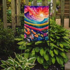 Bandera de jardín de petunias multicolor, pancarta de patio decorativa para buzón, Patio, arte, camas de flores - Product Image 2