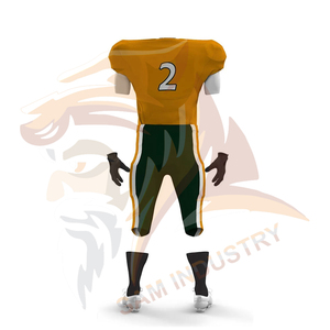 Ventes en gros de tenues de football américain à prix avantageux, ensemble personnalisé sublimé, uniforme de football américain de haute qualité - Product Image 3