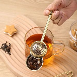 Cuillère infuseur à thé en laiton tressé faite à la main, passoire à thé en vrac de qualité supérieure, style vintage, pour infusion d'herbes, gadget de cuisine - Product Image 3