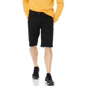 Pantalones Cortos de Mezclilla Casuales de Algodón 100% Hechos a Medida, Estilo Nuevo, Color Sólido, Secado Rápido, Alta Calidad, Hechos en Pakistán para Hombre, Logotipo Frontal - Product Image 1