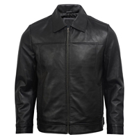 Veste en cuir pour homme de qualité supérieure, imperméable, respirante, col montant tricoté, toucher doux, luxe, décontractée, mode hiver