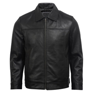 Premium <b>Mens</b> <b>Leather</b> <b>Jacket</b> Classic Genuine <b>Leather</b> Soft Touch Luxury Casual Winter Fashion - Product Image 3