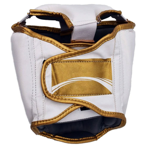 Vente en gros de protège-têtes professionnels pour la boxe/le karaté, en cuir, légers, personnalisables, OEM, design unique - Product Image 4