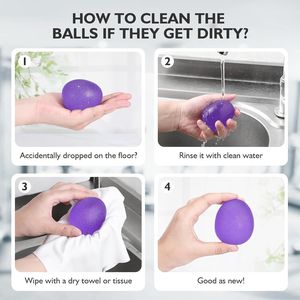 Set di Attrezzi per Allenamento della Forza della Presa e Sollievo dallo Stress con Pallina Antistress e 3 Strumenti Elastici per Terapia di Riabilitazione del Polso - Product Image 2