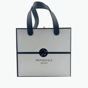 Boîte rigide à couvercle rabattable avec poignée en cuir, réutilisable, écologique, haut <span class=keywords><strong>de</strong></span> gamme, personnalisable avec logo, pour parfum, bougie, coffret cadeau, papier couché - Product Image 3