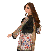 Setelan Baju Wanita Bahan Katun Lembut Model Jahitan Cetak Gaya Pakistan