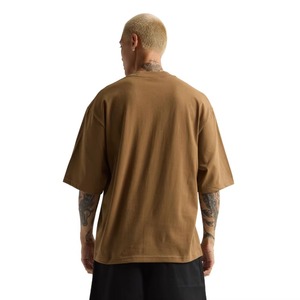 Camiseta de punto bordada de poliéster/algodón para hombre, ropa de calle al por mayor, de alta calidad, con estampado personalizado, oversize, lisa - Product Image 2