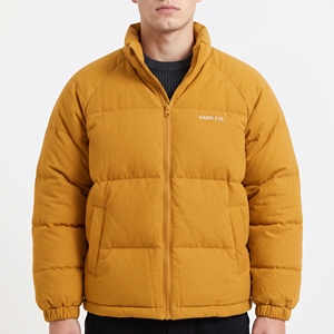 Chaqueta de Invierno para Hombre Hawk Eye, con Cuello Alto, Cierre de Cremallera, Relleno Grueso de Poliéster, Abrigo Informal - Product Image 6