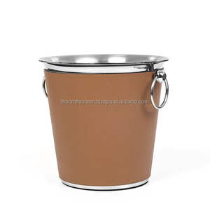 Cubo de Hielo de Metal Clásico de Acero Inoxidable Personalizado al por Mayor con Tapa, Capacidad de 3L, Ecológico y Sostenible, para Bebidas - Product Image 6