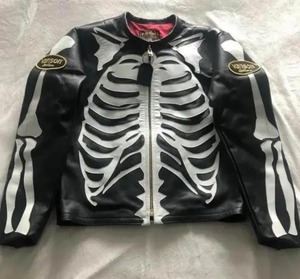 Veste de motard chauffante en cuir Vanson Solid Streetwear, écologique, coupe-vent, Flat-Track - Product Image 1