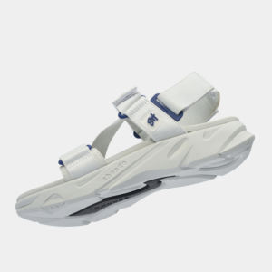 Sandales décontractées à bout ouvert avec bride croisée au dos et logo sérigraphié - Product Image 3