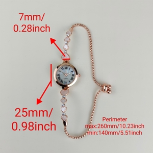 NW1463 Women's Watch <b>Cute</b> Heart Quartz <b>Bracelet</b> Watch - Product Image 3