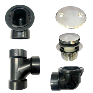 PSP0054 Desagüe de bañera, Sch. Paquete de 40 Desatascadores ABS con Desagüe de Baño Tipo Tip-Toe - Product Image 2