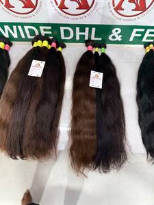 Extensiones de Cabello Humano Remy Indio, Trama Única, Cabello Virgen Liso de Color Natural, 100% Cabello Humano, 1000 g - Product Image 1