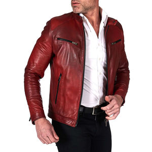 Chaqueta de Cuero para Hombre a la Moda 2026, Talla Adulto, Diseño Sólido Disponible a un Precio Razonable - Product Image 4