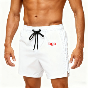 Pantalones Cortos Deportivos de Lona para Hombre, 100% Algodón, Estilo Verano, Color Sólido, Precio de Fábrica, Servicio OEM - Product Image 6