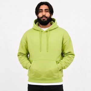 Wholesale Custom Mens <b>Hoodie</b> Manufacturer <b>600gsm</b> Cotton Fleece Oversized Streetwear Brand Supply US Buyers - Product Image 1
