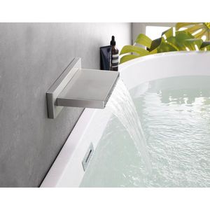 Rubinetto a Cascata ad Alto Flusso per Vasca da Bagno, Montaggio a Parete, Versatore Multifunzione per Lavabo - Product Image 3