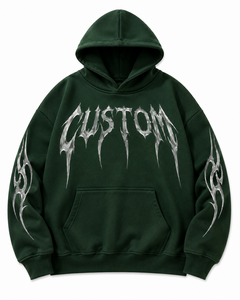 Low MOQ Wholesale Oversized Fleece Mens Hoodie Custom Graphic Mens Streetwear Hoodie for Streetwear Brands - Product Image 6