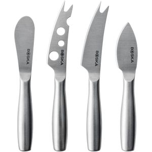 Set di 4 Coltelli per Formaggio Copenhagen in Acciaio Inox, Lavabili in Lavastoviglie e Antiaderenti per Tutti i Tipi di Formaggio, Essenziale in Cucina - Product Image 1