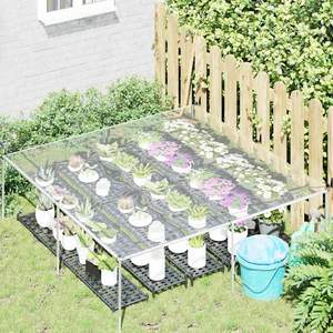 Bâche en PVC transparente avec œillets 6,6x6,6' Produit - Product Image 3