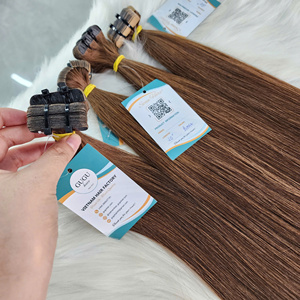 Extensiones de cabello con clip, lisas, color natural, cabello vietnamita súper virgen a granel, extensiones de cabello para venta al por mayor - Product Image 6