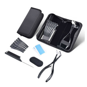 Kit de Herramientas para Extensiones de Cabello de Acero Inoxidable y Plástico, Diseño Personalizado, Alta Calidad, Duradero y Profesional, Venta Caliente - Product Image 1