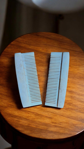 Peigne de poche en os de buffle poli, écologique, pour la barbe et le coiffage des cheveux, artisanat naturel - Product Image 5