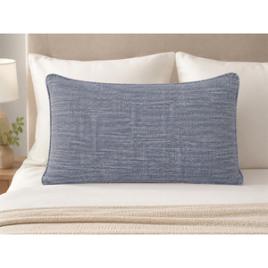 TNT Yarn Dyed Cushion Cover | Premium Solid Decorative Throw Pillow Cover with Contrast Piping for <b>Sofa</b>, <b>Bed</b> & Home Decor - Product Image 2