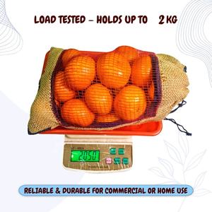 Bolsa de Yute con Cordón, 32*22 cm, Reutilizable, 2 KG, Bolsa de Compras para Transportar Frutas y Verduras Frescas y Compras Diarias - Product Image 5