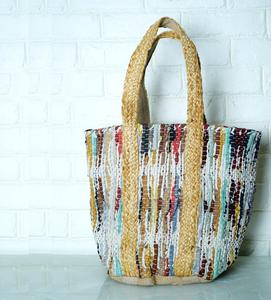 Bolsos de Mensajero de Yute y Algodón Hechos a Mano, Diseño Bohemio 2026, para Damas, Multicolores, Nueva Tendencia - Product Image 1