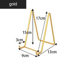 <span class=keywords><strong>Support</strong></span> de Présentation de Plats de Table en Métal – <span class=keywords><strong>Chevalet</strong></span> pour Photos et Assiettes Décoratives - Product Image 4