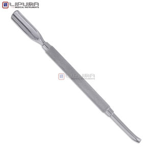 Custom Stainless Steel Dual End <b>Blackhead</b> Acne <b>Extractor</b> Tool Textured Grip Precision Skincare Callus Foot Rasp Cuticle Pusher - Product Image 3