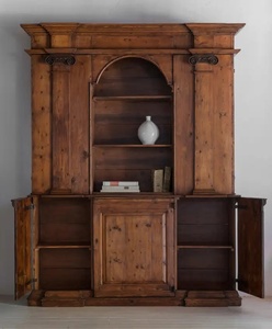 Buffet classique Edwan en teck massif de haute qualité, couleur brun foncé, pour usage intérieur. - Product Image 3