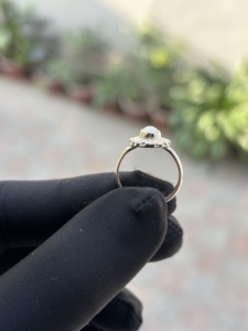 Fantastic Design Round Pearl <b>Ring</b> Wholesale 925 Sterling Silver Handmade Jewelry <b>Cheap</b> Factory Price At Best Price - Product Image 4