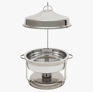 Stainless Steel 9 Quart Round <b>Chafing</b> <b>Dish</b> <b>Buffet</b> <b>Set</b> Catering Food Warmer for Restaurant And Events At Cheap Price - Product Image 6