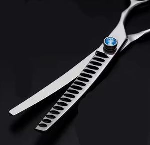 Tijeras de Peluquería Profesionales de Acero Inoxidable, Ligeras, Negras y Rojas, para Adelgazar el Cabello, para Uso en Salones de Belleza - Product Image 2